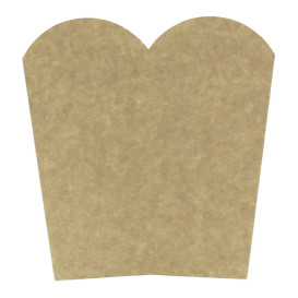 Paper Popcorn Box Small Size Kraft 45g 6,5x8,5x15cm (700 Units)