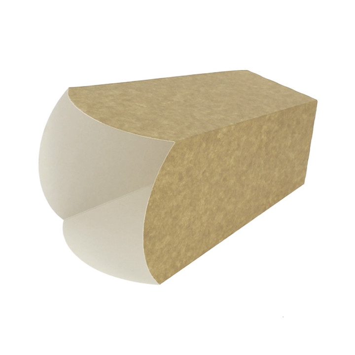 Paper Popcorn Box Medium Size Kraft 90g 7,8x10,5x18cm (25 Units) 