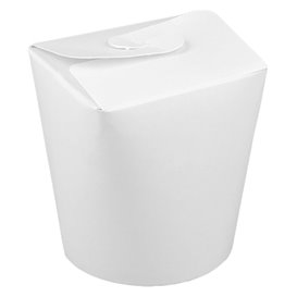 Paper Take-Out Container 100% ECO White 16Oz/480ml (500 Units)