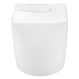 Paper Take-Out Container 100% ECO White 16Oz/480ml (500 Units)