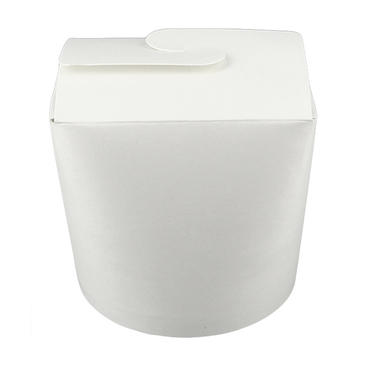 Paper Take-Out Container 100% ECO White 26Oz/780ml (500 Units)