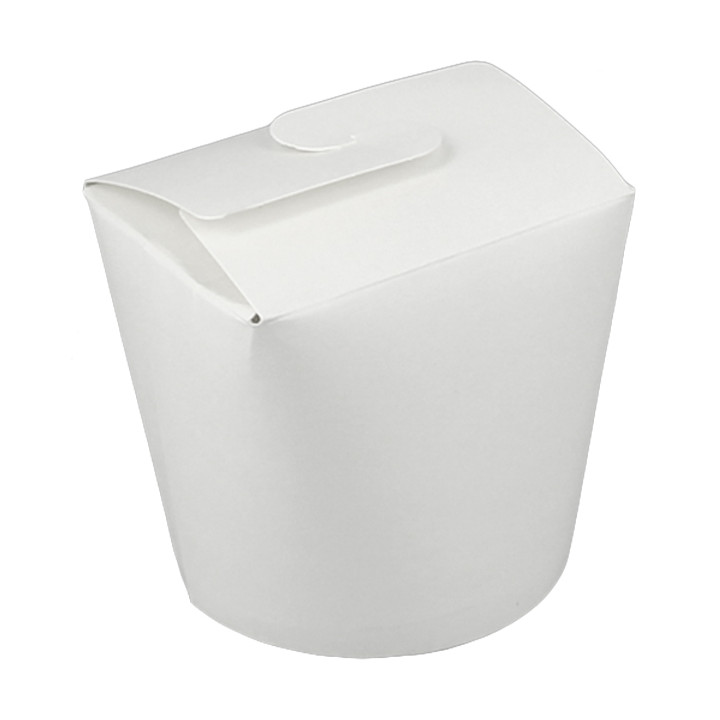 Paper Take-Out Container 100% ECO White 26Oz/780ml (500 Units)