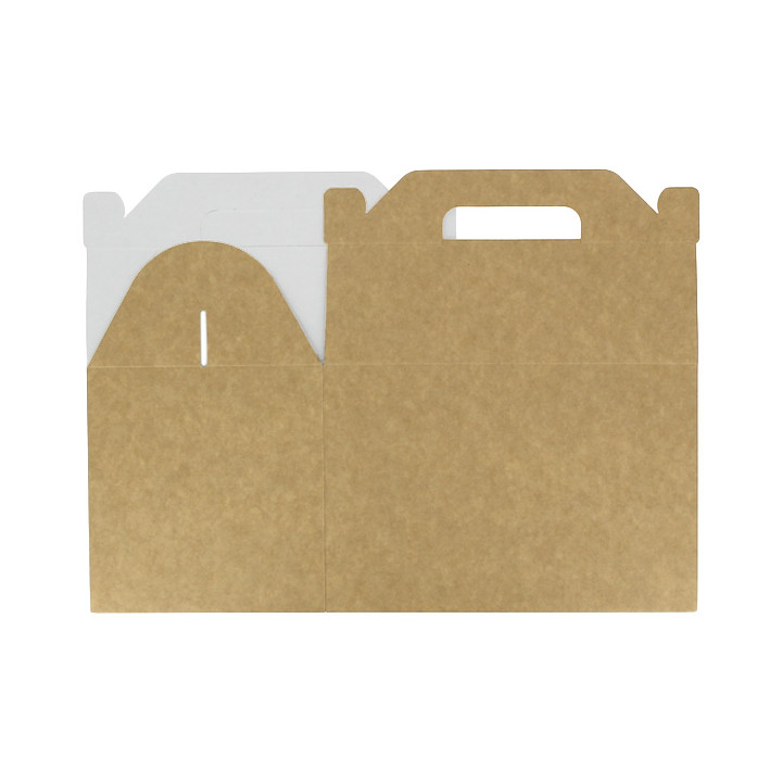 Paper Menu Box Kraft 22,5x14,5x15cm (150 Units)