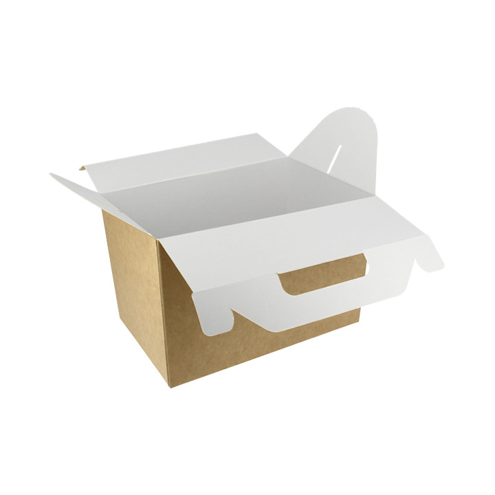 Paper Menu Box Kraft 22,5x14,5x15cm (150 Units)