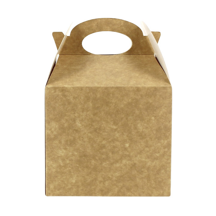 Paper Menu Box Kraft 1,31x1,31x1,15cm (25 Units) 