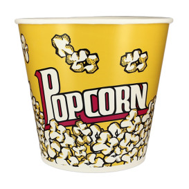 Paper Popcorn Box 5100ml 22,5x16x21cm (50 Units) 