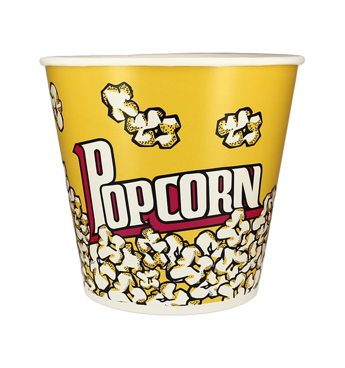 Paper Popcorn Box 5100ml 22,5x16x21cm (50 Units) 