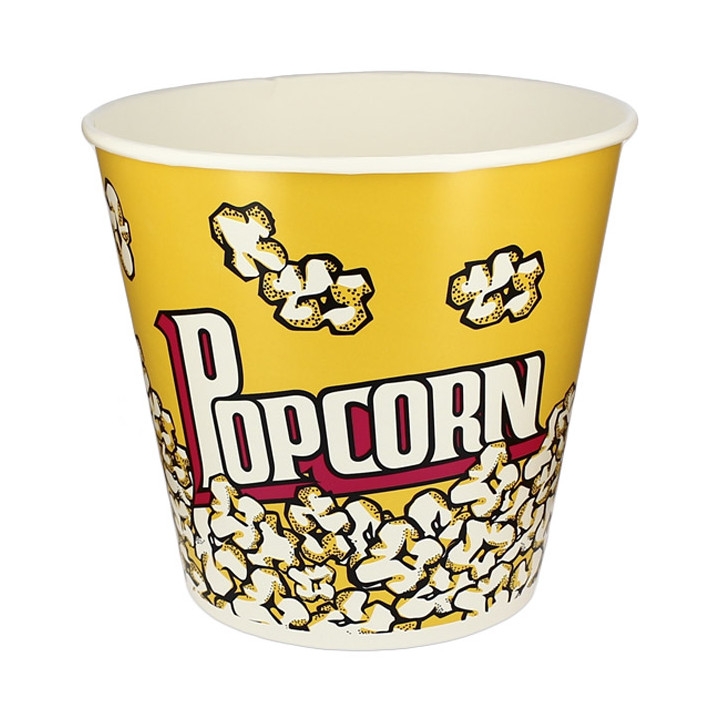 Paper Popcorn Box 5100ml 22,5x16x21cm (150 Units)