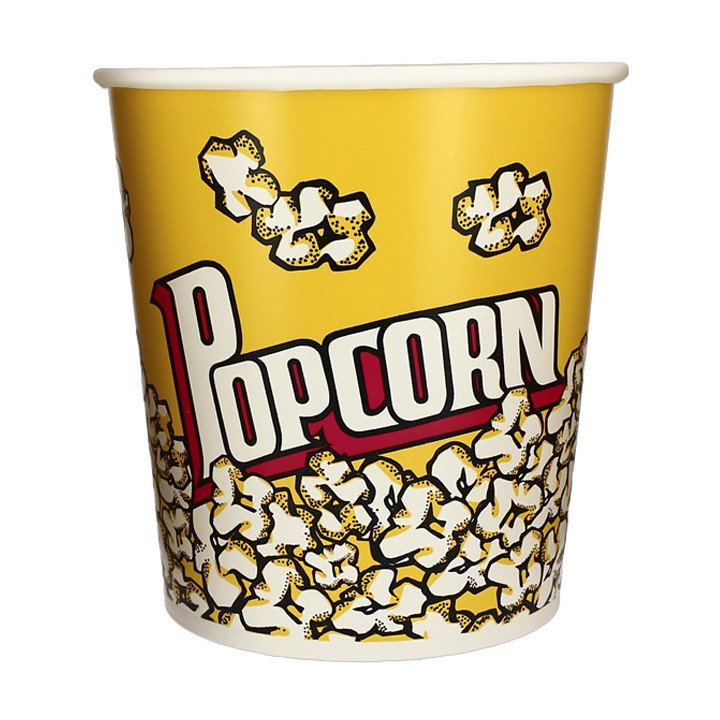 Paper Popcorn Box 3900ml 18,1x14,2x19,4cm (300 Units)