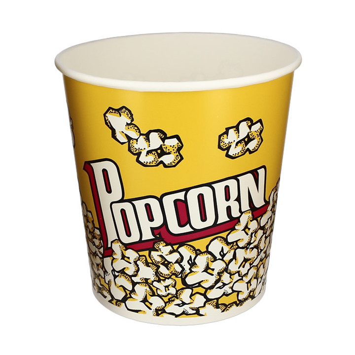 Paper Popcorn Box 3900ml 18,1x14,2x19,4cm (300 Units)