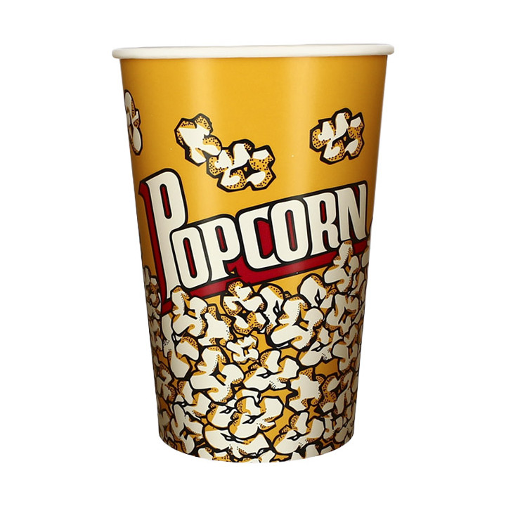 Paper Popcorn Box 1920ml 13,3x10x19,5cm (500 Units)