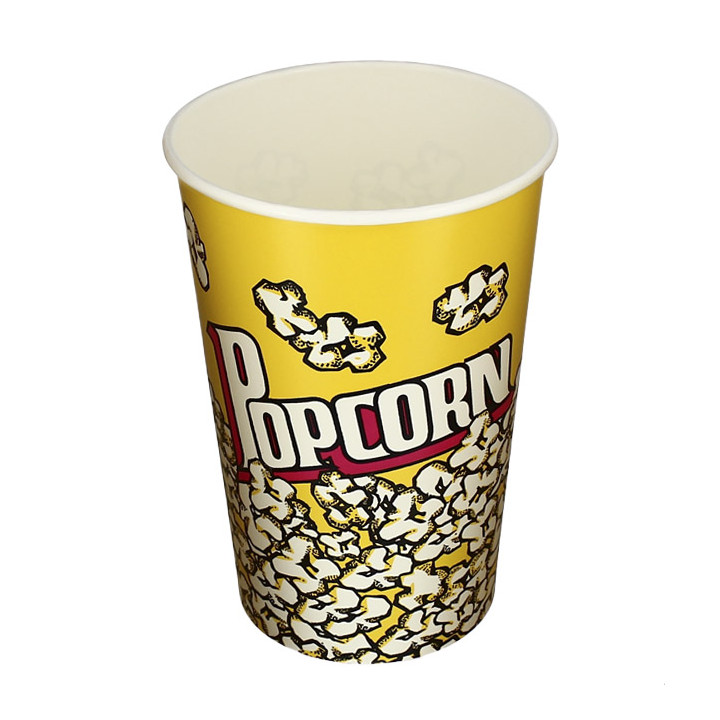Paper Popcorn Box 1380ml 12,4x9x17cm (500 Units)