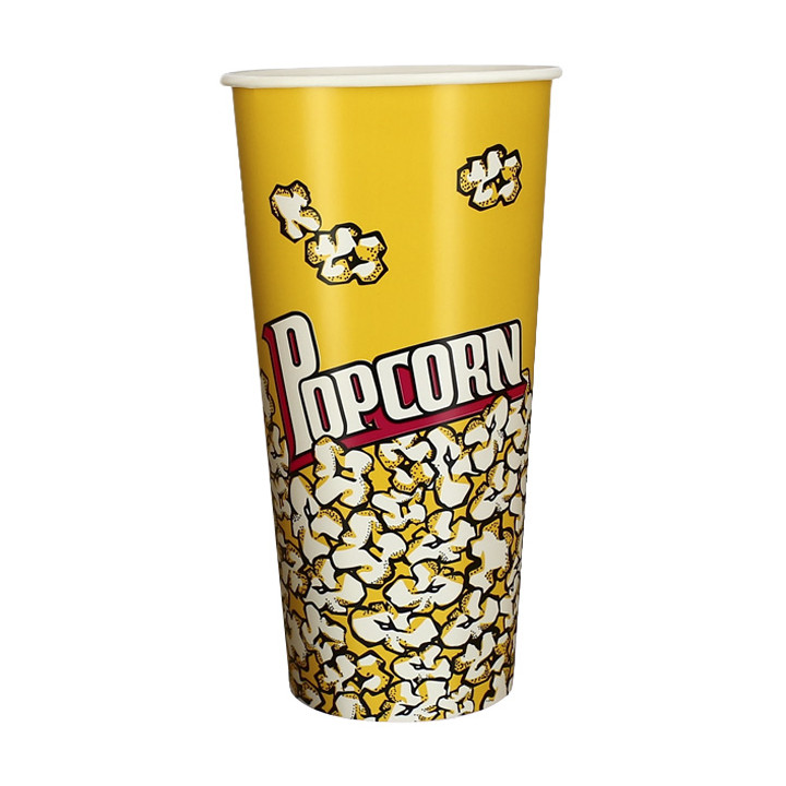 Paper Popcorn Box 720ml 9,6x6,5x17,7cm (1000 Units)