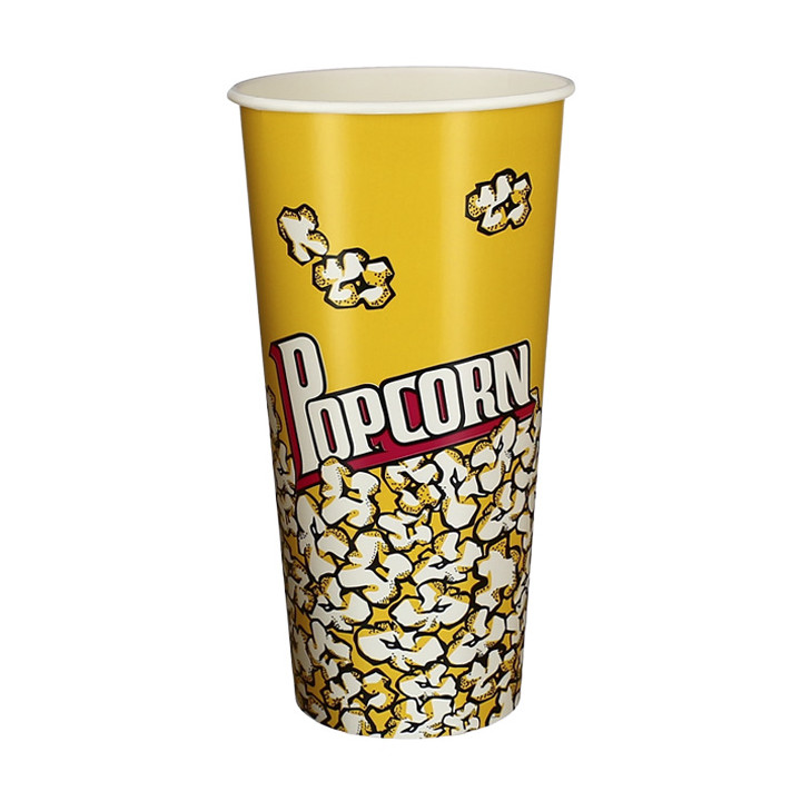 Paper Popcorn Box 720ml 9,6x6,5x17,7cm (1000 Units)