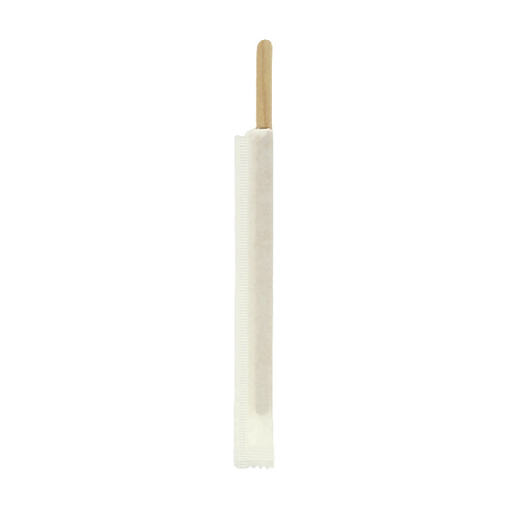 Wooden Coffee Stirrer Wrapped 14cm (5.000 Units)