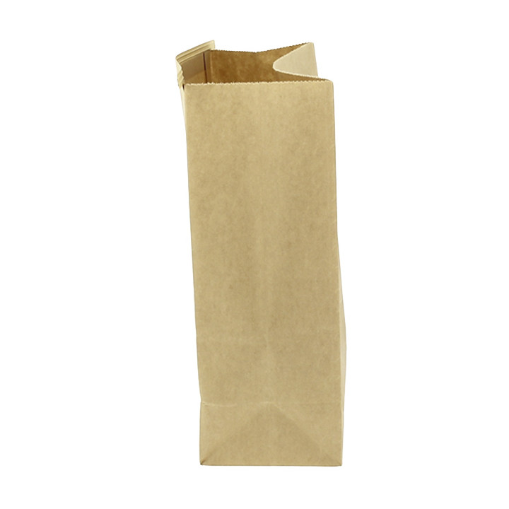 Paper Bag without Handle Kraft and Window 20+8x23cm (500 Uds)