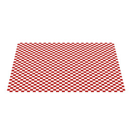 Paper Food Wrap Grease-Proof Red 31x38cm (4000 Units)