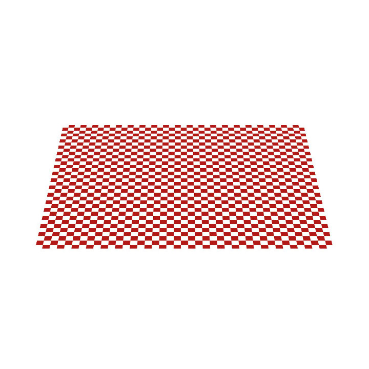 Paper Food Wrap Grease-Proof Red 31x31cm (1000 Units) 