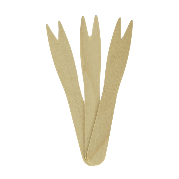 Wooden Food Pick Snaks Natural 8,5cm (6.000 Units)