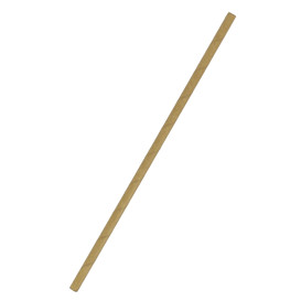 Paper Straw Straight Kraft Ø0,6cm 21cm (3.000 Units)