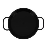 Serving Mini Paella Pan Tray Black PP 15cm (6 Units) 
