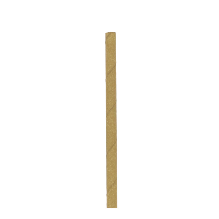 Paper Straw Straight Kraft Ø0,6cm 21cm (3.000 Units)