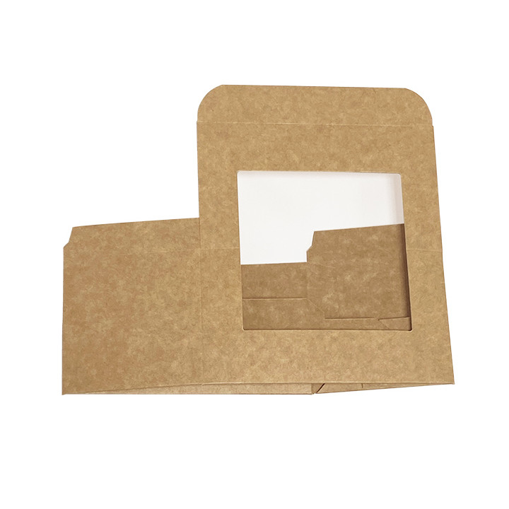 Kraft Carton Box with Window 125x70x70mm (500 Units)
