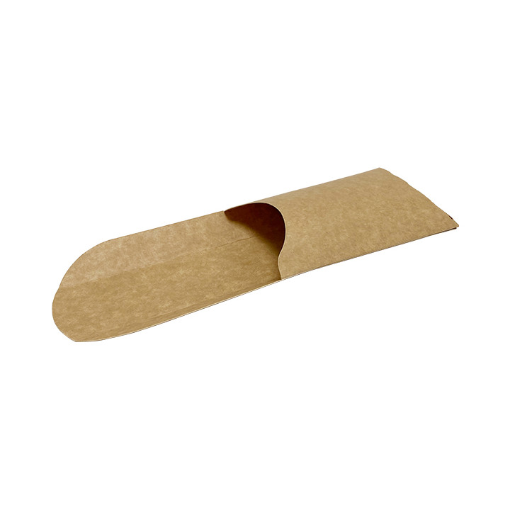 Paper Wrap Food Container Kraft 240x90x35mm (1.000 Units)