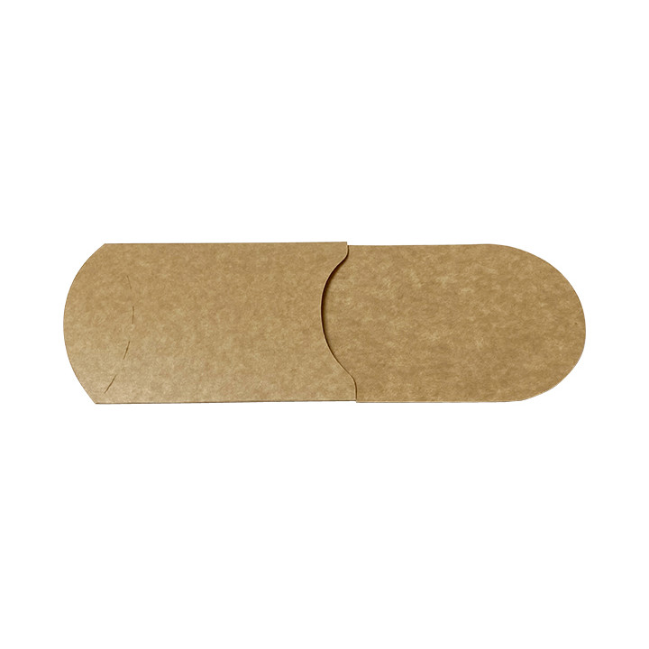 Paper Wrap Food Container Kraft 240x90x35mm (1.000 Units)
