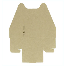 Paper Container Waffles 16x10cm (100 Units)