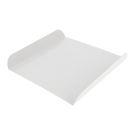 Paper Tray Waffle White 13,5x10cm (100 Units)  