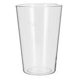 Plastic Pint Glass PS Reusable 420ml (5 Units) 