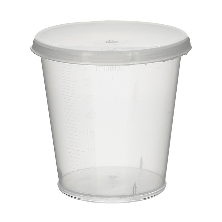 Plastic Lid PP Clear Ø4,5cm for Graduated Cup PP Clear (2000 Units)