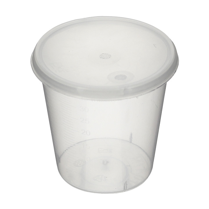 Plastic Lid PP Clear Ø4,5cm for Graduated Cup PP Clear (2000 Units)