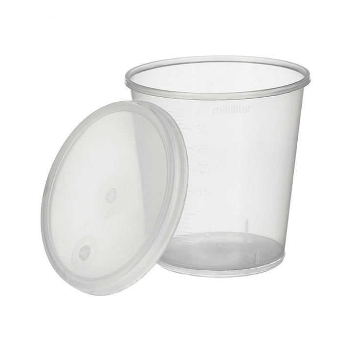 Plastic Lid PP Clear Ø4,5cm for Graduated Cup PP Clear (2000 Units)