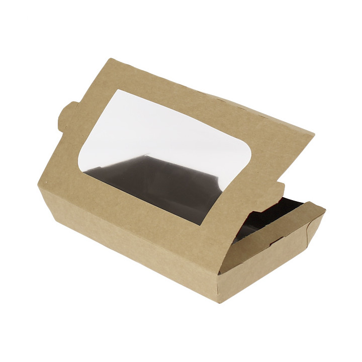 Paper Take-out Container "Premium" 21x13x3,5cm 730ml (25 Units)