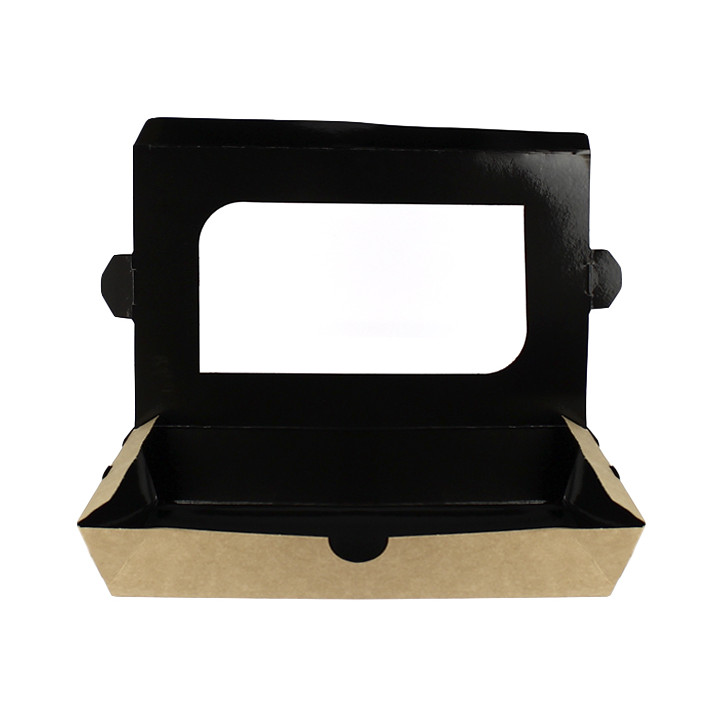 Paper Take-out Container "Premium" 21x13x3,5cm 730ml (25 Units)