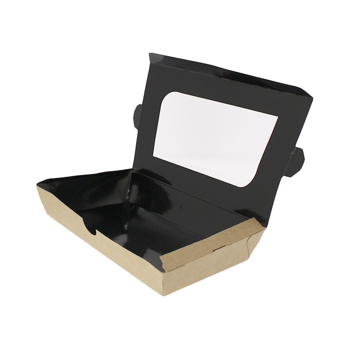 Paper Take-out Container "Premium" 21x13x3,5cm 730ml (300 Units)
