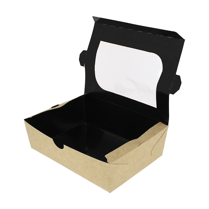 Paper Take-out Container "Premium" 18x12,7x5,5cm 1000ml (25 Units)