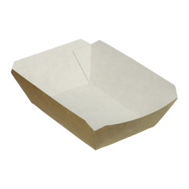 Paper Food Boat Tray Kraft 250ml 9,6x6,5x4,2cm (1.000 Units)