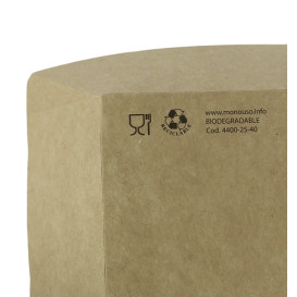 Paper Food Boat Tray Kraft 350ml 10,6x7,3x4,5cm (1000 Units)