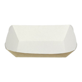 Paper Food Boat Tray Kraft 780ml 15,5x9x5,5cm (25 Units) 