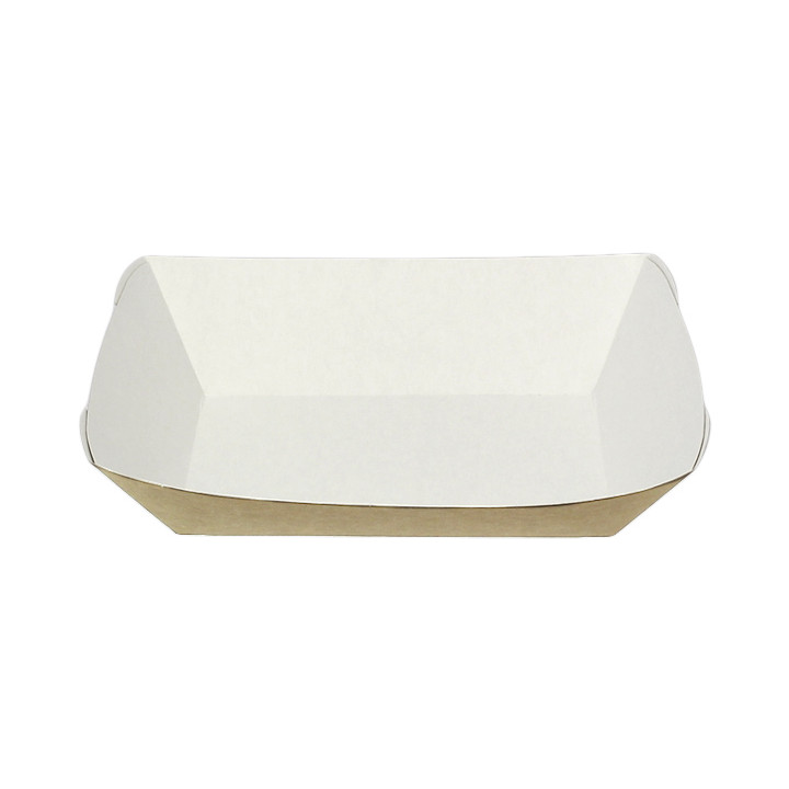 Paper Food Boat Tray Kraft 780ml 15,5x9x5,5cm (25 Units) 