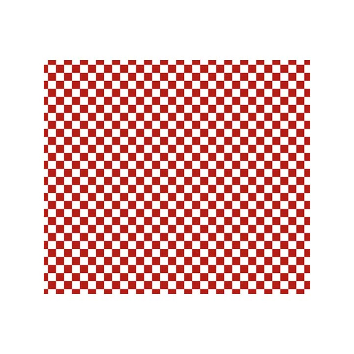 Paper Food Wrap Grease-Proof “Vichy” Red 31x35cm (1000 Units) 