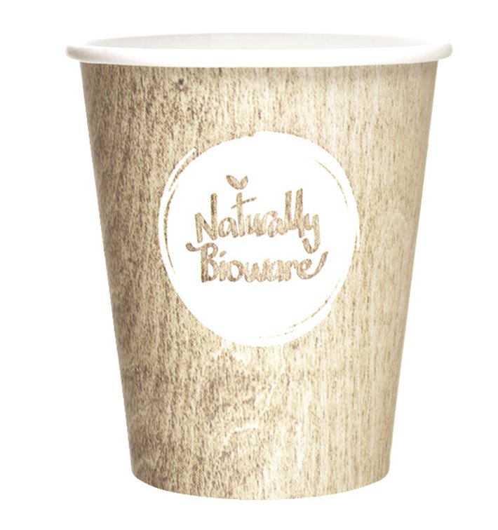 Paper Cup PLA "BioWare" Eco-Friendly 9 Oz/270ml Ø8,0cm (1000 Units)