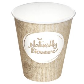 Paper Cup PLA "BioWare" Eco-Friendly 9 Oz/270ml Ø8,0cm (50 Units) 