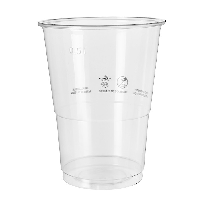 Plastic Cup PP Clear 650ml (1.000 Units)