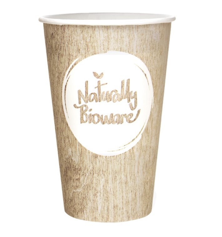 Paper Cup PLA "BioWare" 12 Oz/384ml Ø8,0cm (1100 Units)