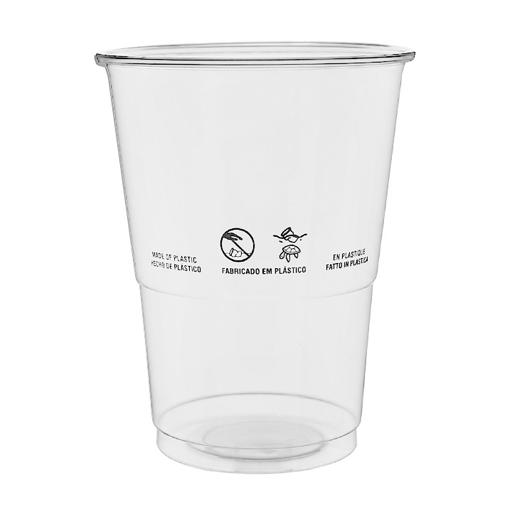 Plastic Cup PP Clear 650ml (50 Units) 