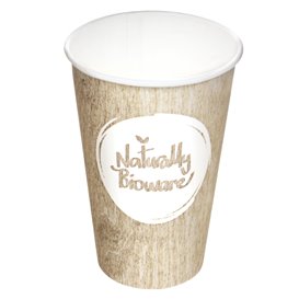 Paper Cup PLA "BioWare" 12 Oz/384ml Ø8,0cm (1100 Units)